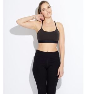 Pact Organic Womens Grey Sporty Pullover Bralette